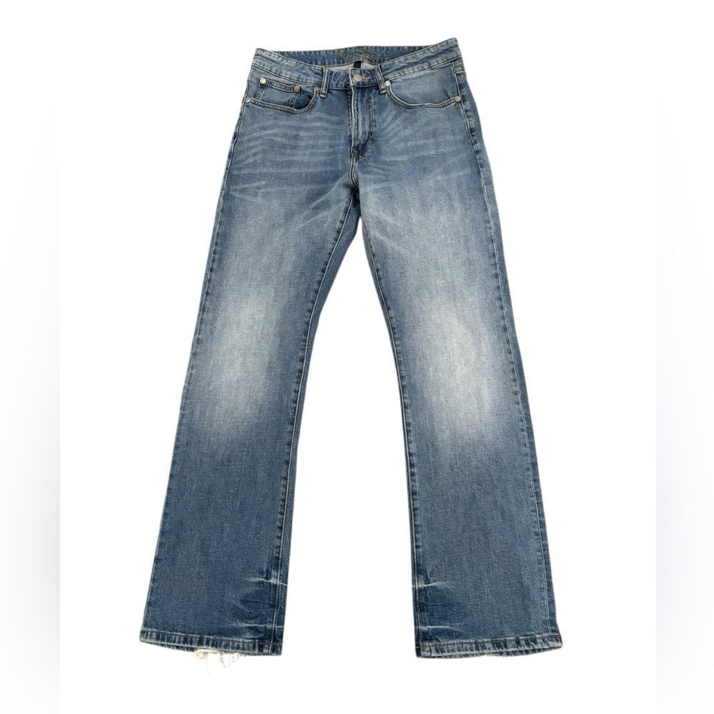 VTG 2007 Distressed Fitted Bootcut Denim Jeans by Chip & Peppe -31x32